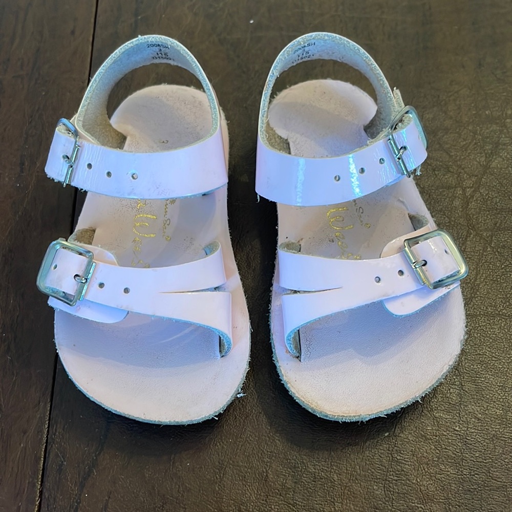 VGUC size 3 light pink patent Sea-Wees (Sun Sans)